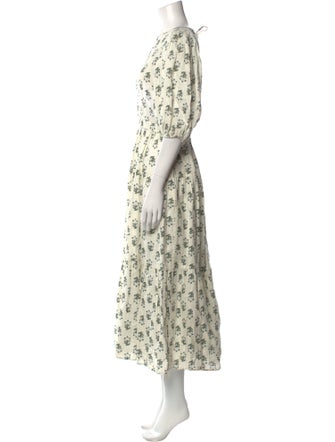 RHODE Linen Long Dress