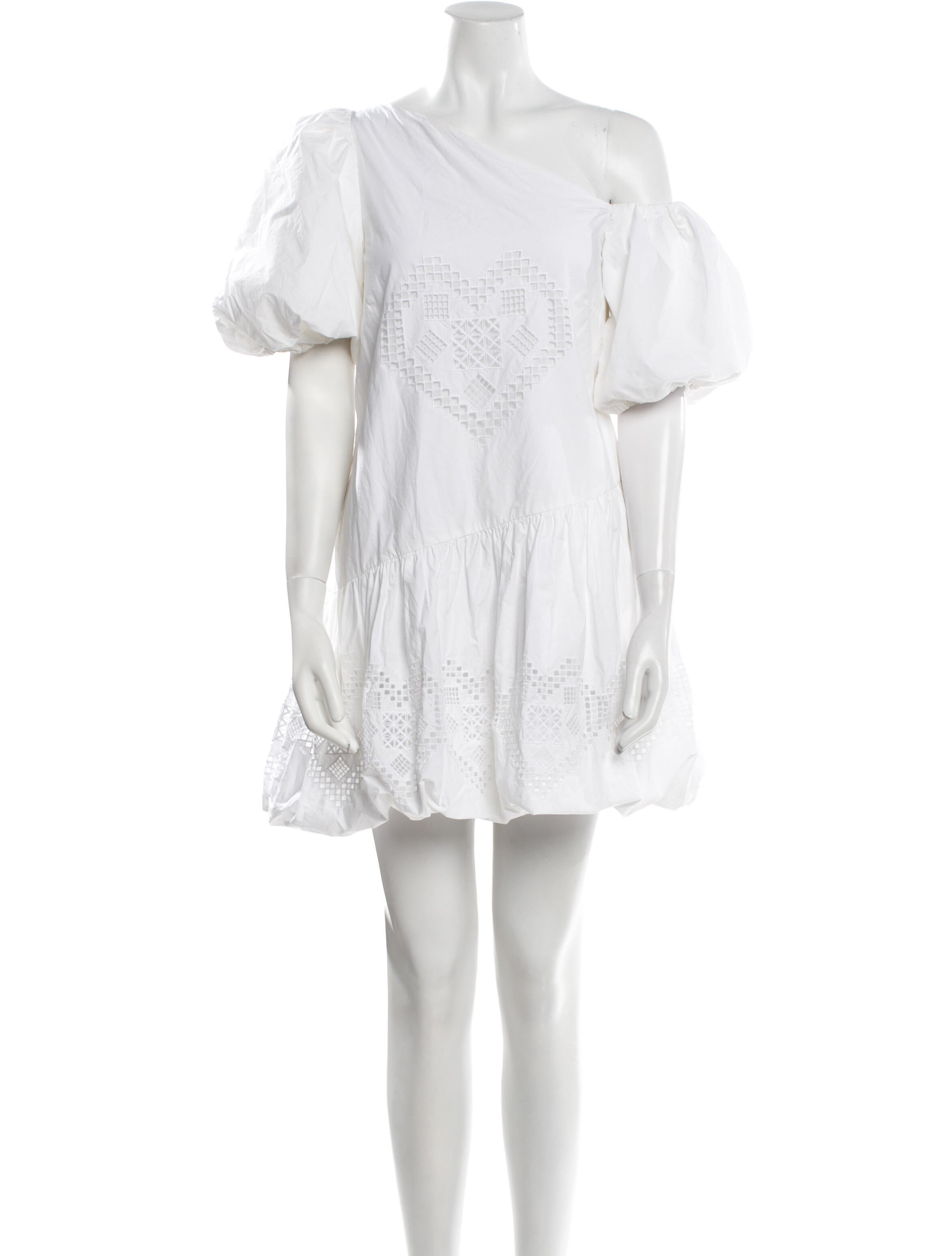 RHODE One-Shoulder Mini Dress