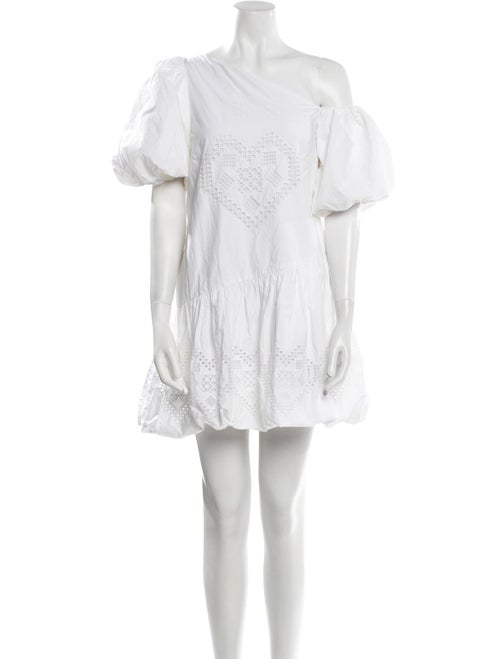 RHODE One-Shoulder Mini Dress