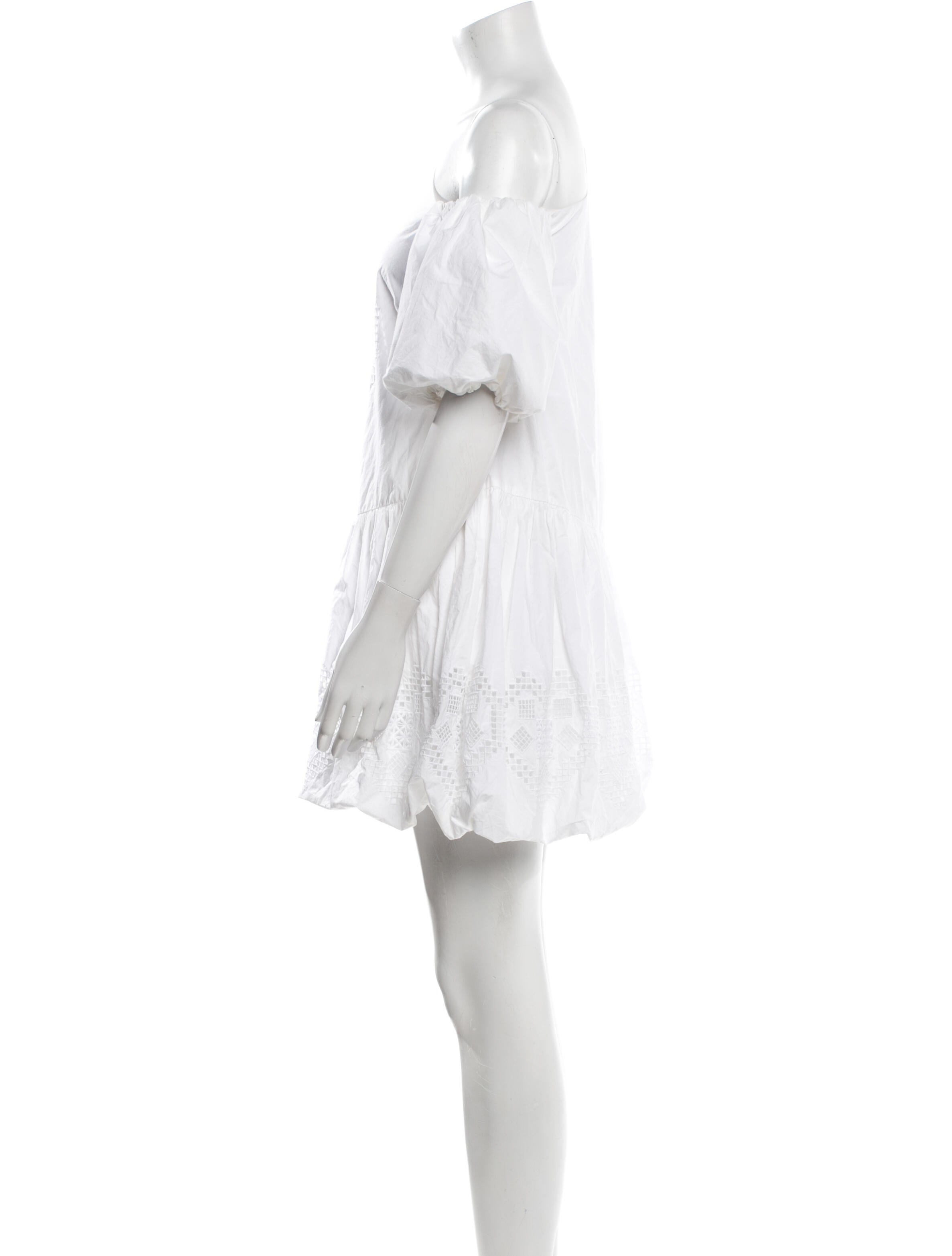 RHODE One-Shoulder Mini Dress