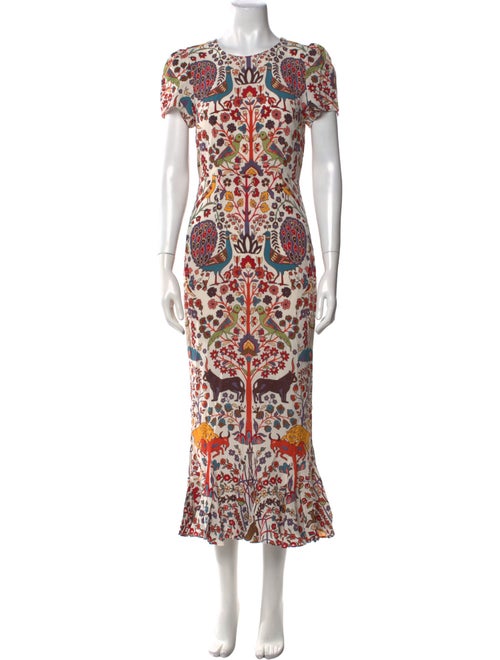 RHODE Printed Long Dress