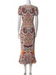 RHODE Printed Long Dress