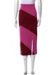 RHODE Colorblock Pattern Midi Length Skirt