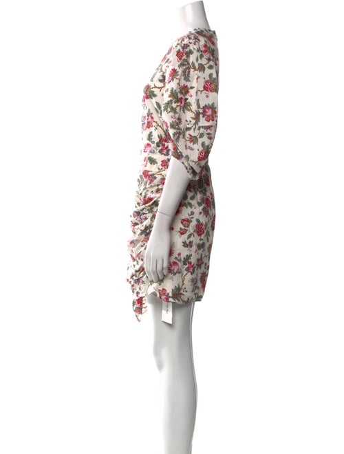 RHODE Floral Print Mini Dress