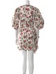 RHODE Floral Print Mini Dress