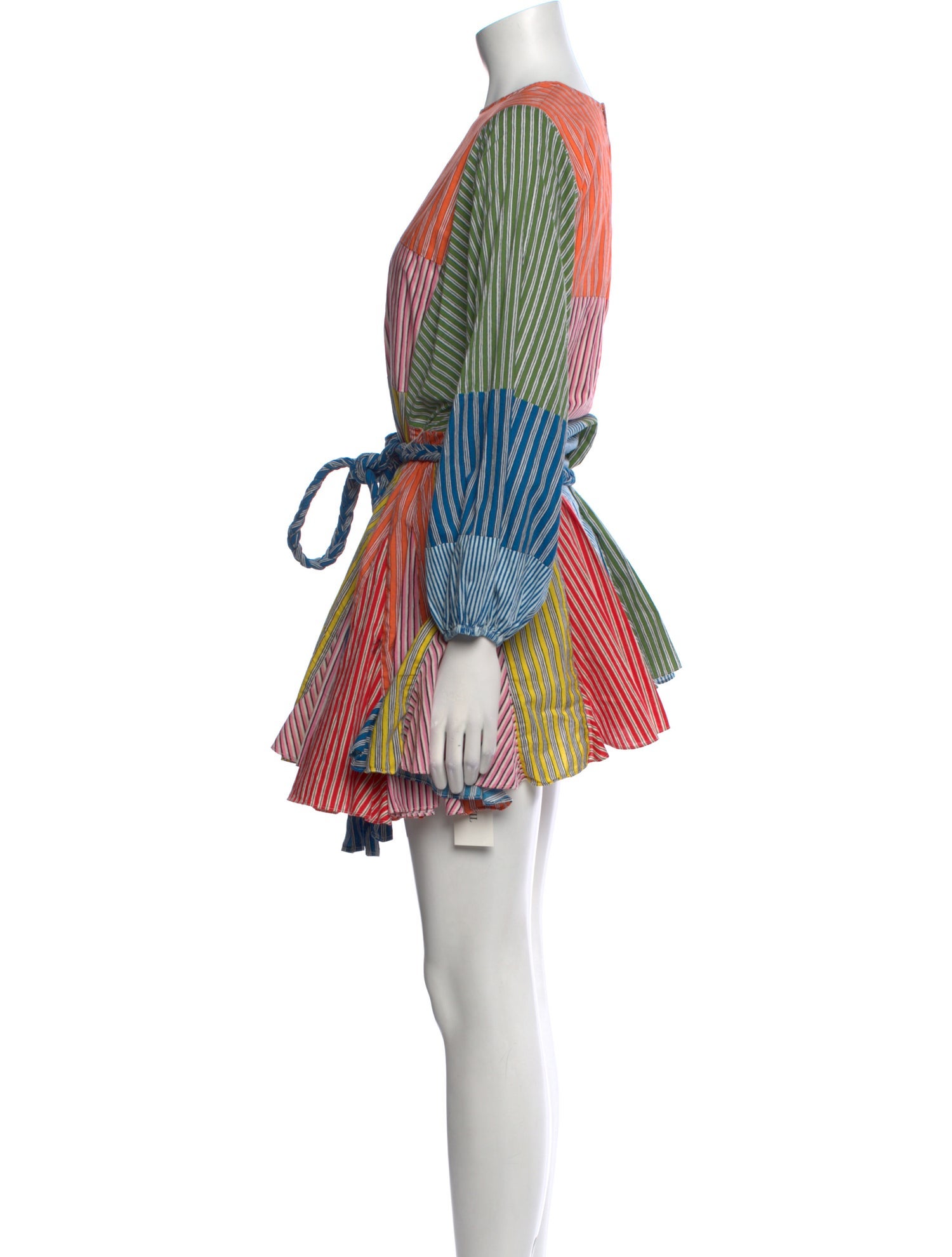 RHODE Striped Mini Dress