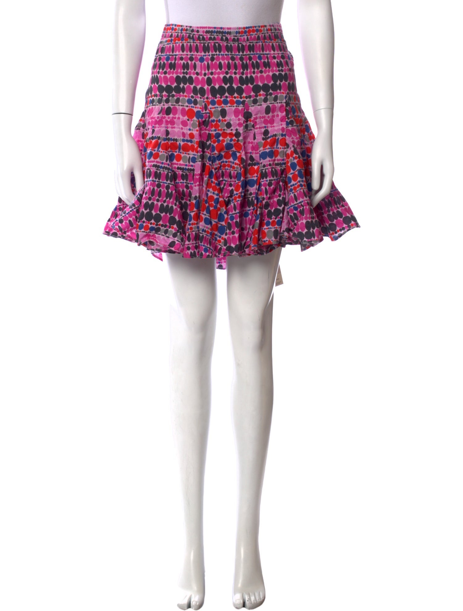 RHODE Printed Mini Skirt
