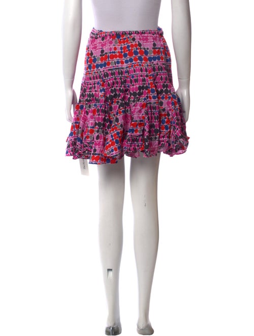 RHODE Printed Mini Skirt