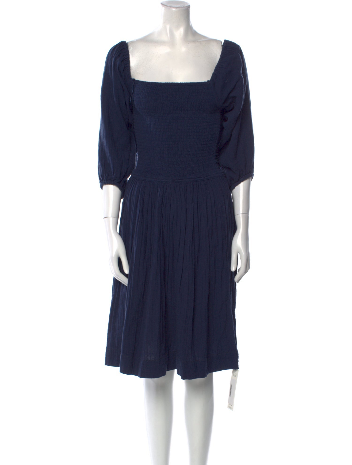 RHODE Square Neckline Knee-Length Dress