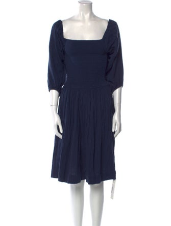 RHODE Square Neckline Knee-Length Dress