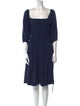 RHODE Square Neckline Knee-Length Dress