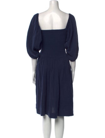RHODE Square Neckline Knee-Length Dress