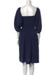 RHODE Square Neckline Knee-Length Dress
