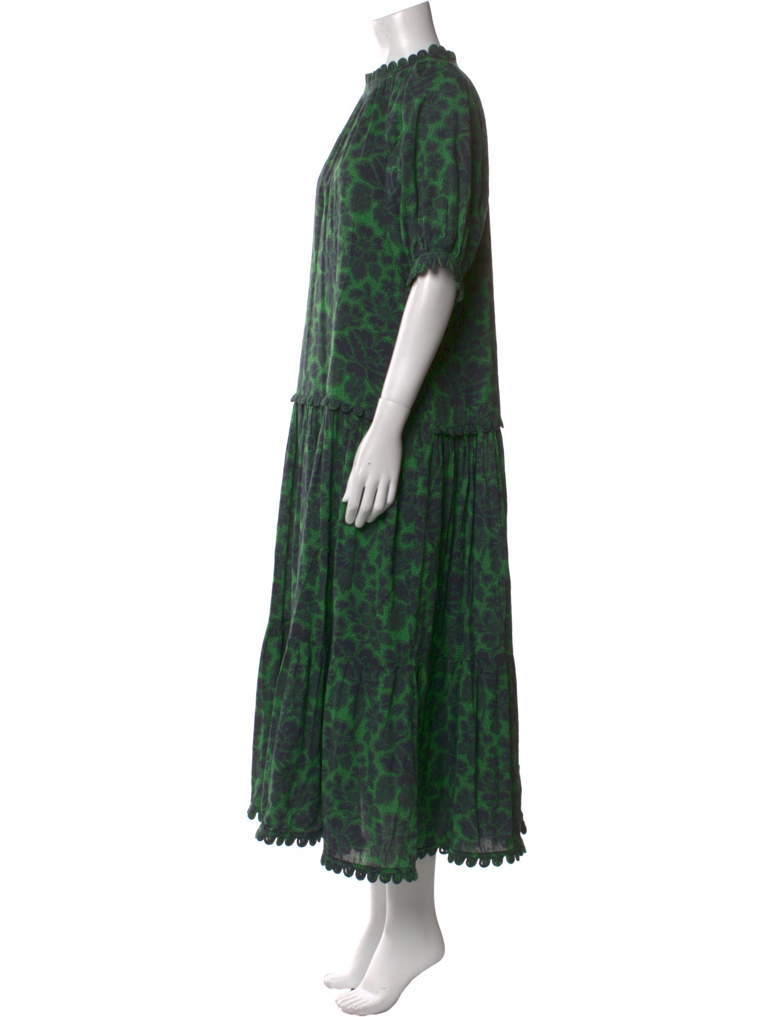 RHODE Floral Print Long Dress