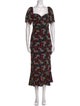 RHODE Printed Long Dress
