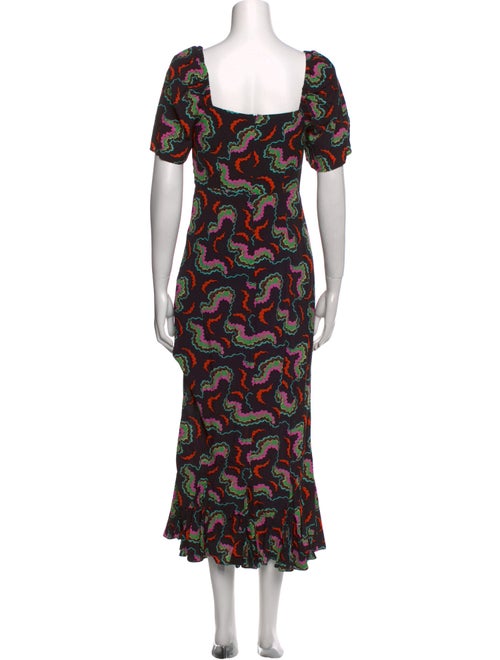 RHODE Printed Long Dress