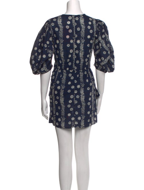RHODE Floral Print Mini Dress