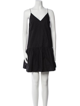 RHODE V-Neck Mini Dress