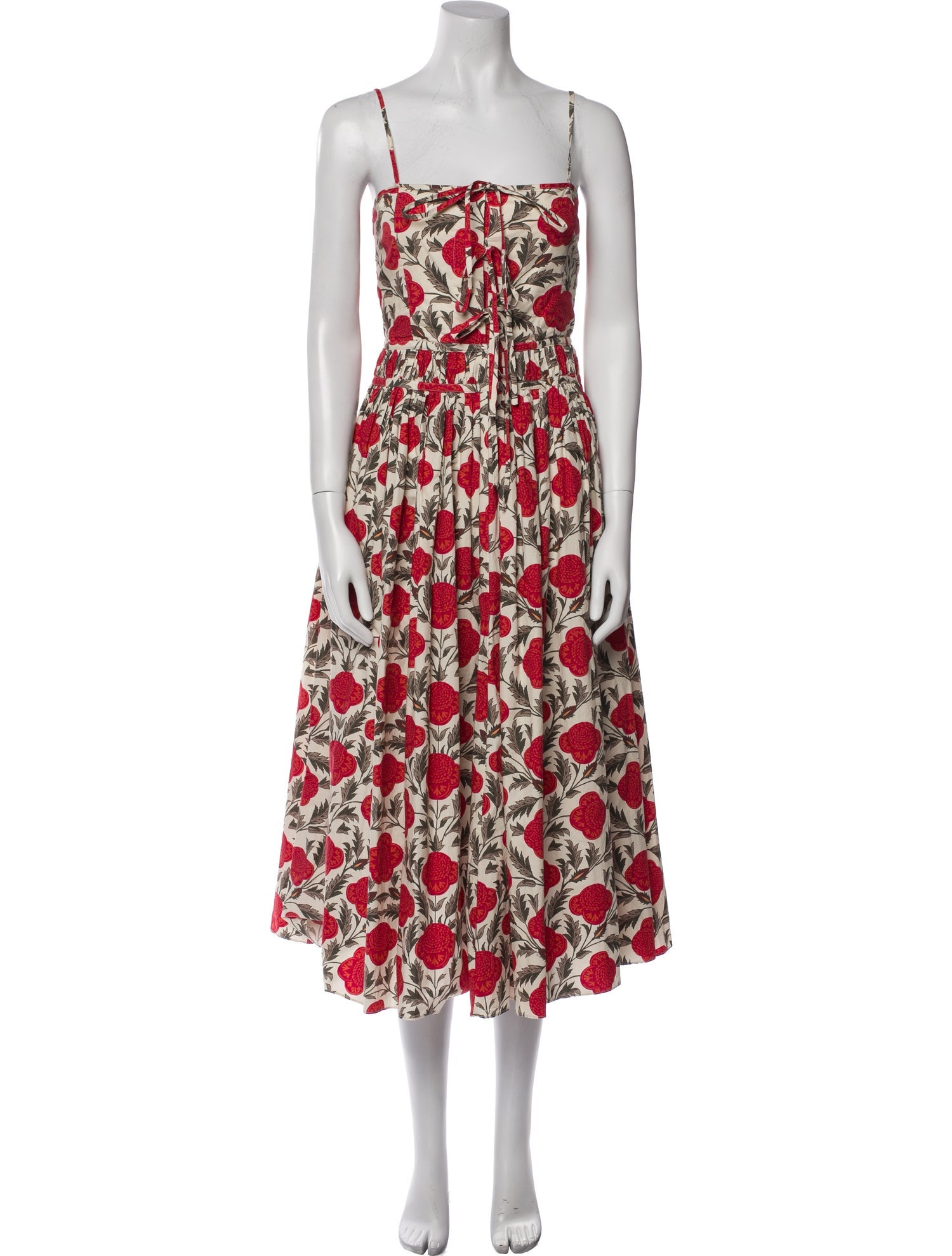 RHODE Floral Print Long Dress