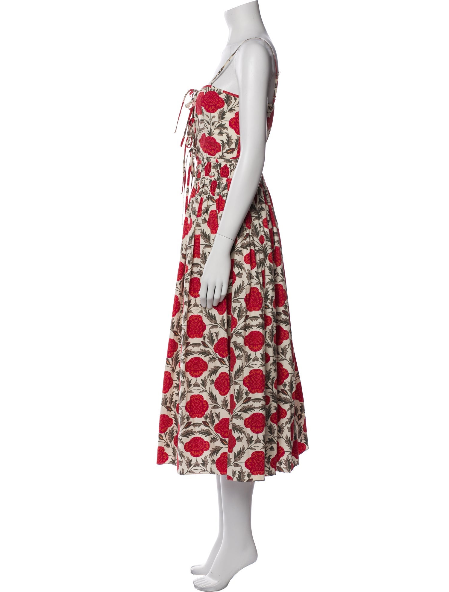 RHODE Floral Print Long Dress