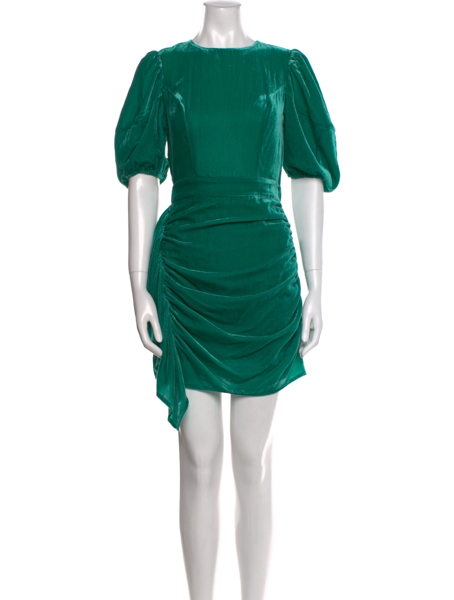 RHODE Bateau Neckline Mini Dress