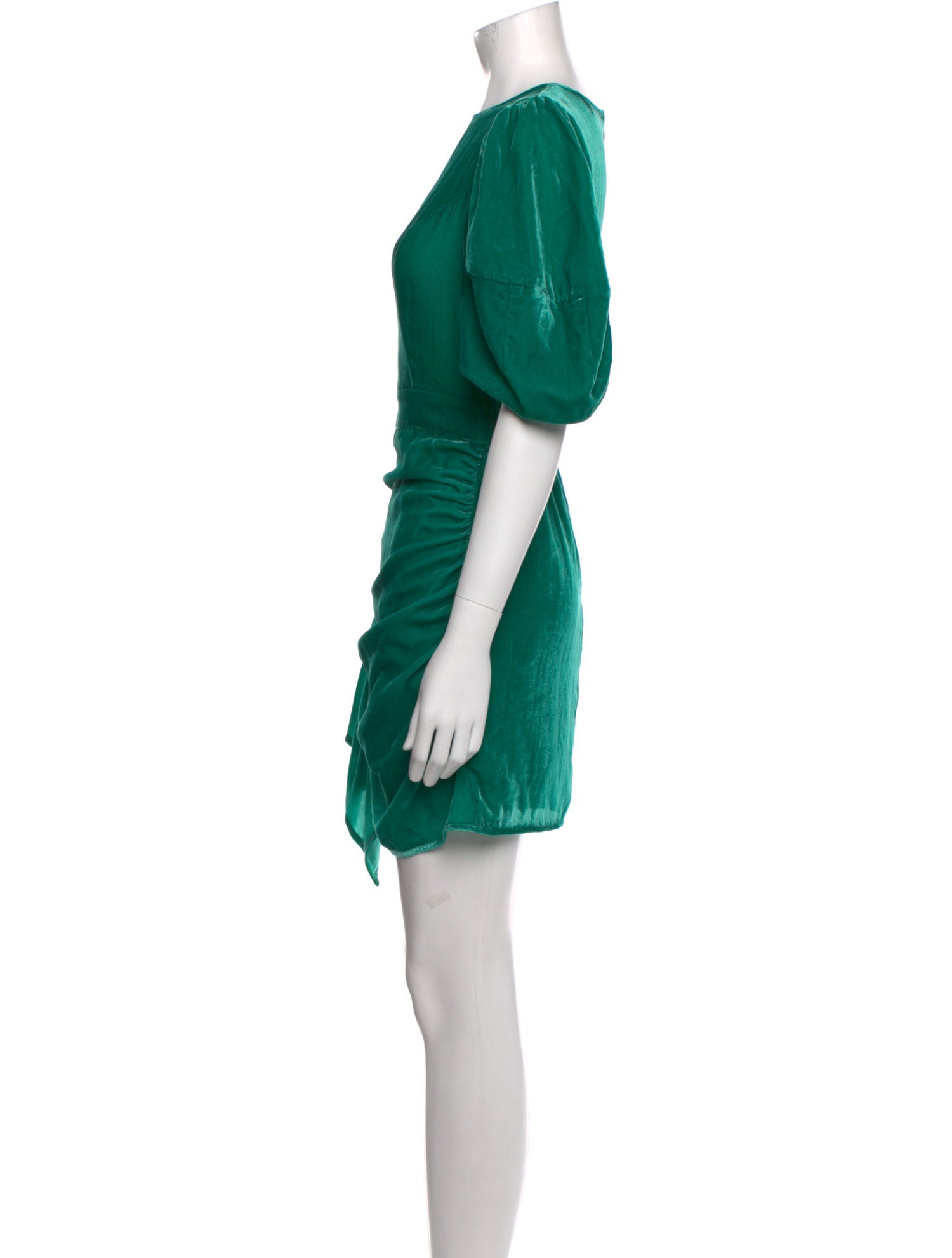 RHODE Bateau Neckline Mini Dress