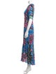 RHODE Printed Long Dress