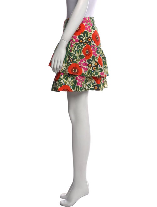 RHODE Printed Mini Skirt