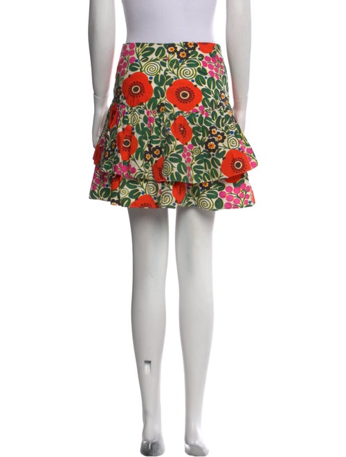 RHODE Printed Mini Skirt