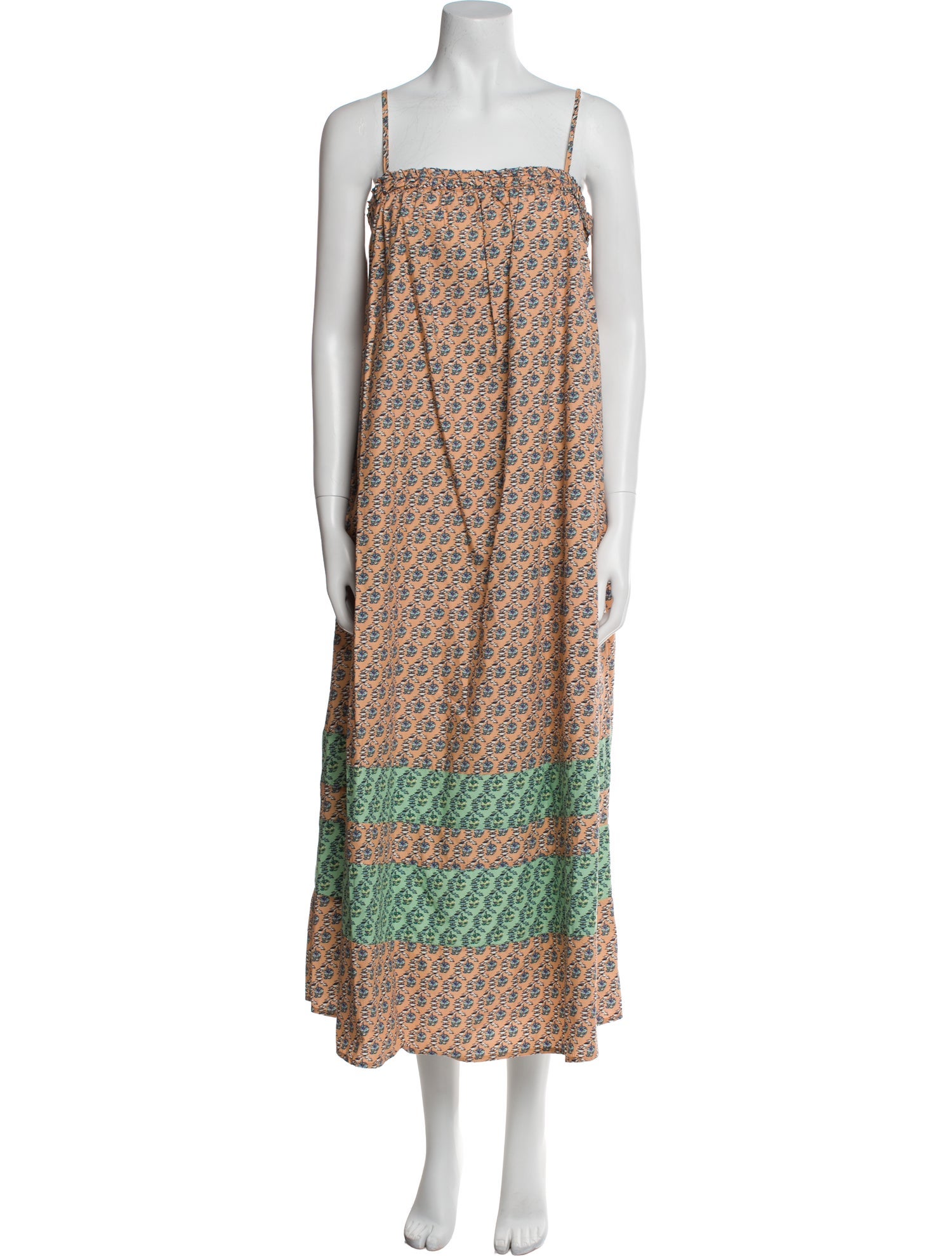 RHODE Floral Print Long Dress