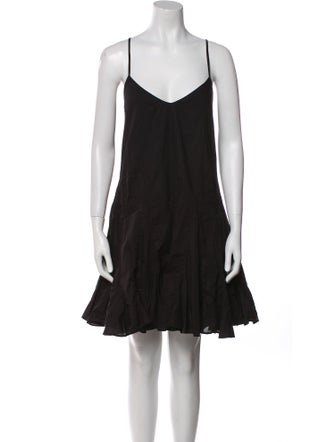 RHODE V-Neck Knee-Length Dress
