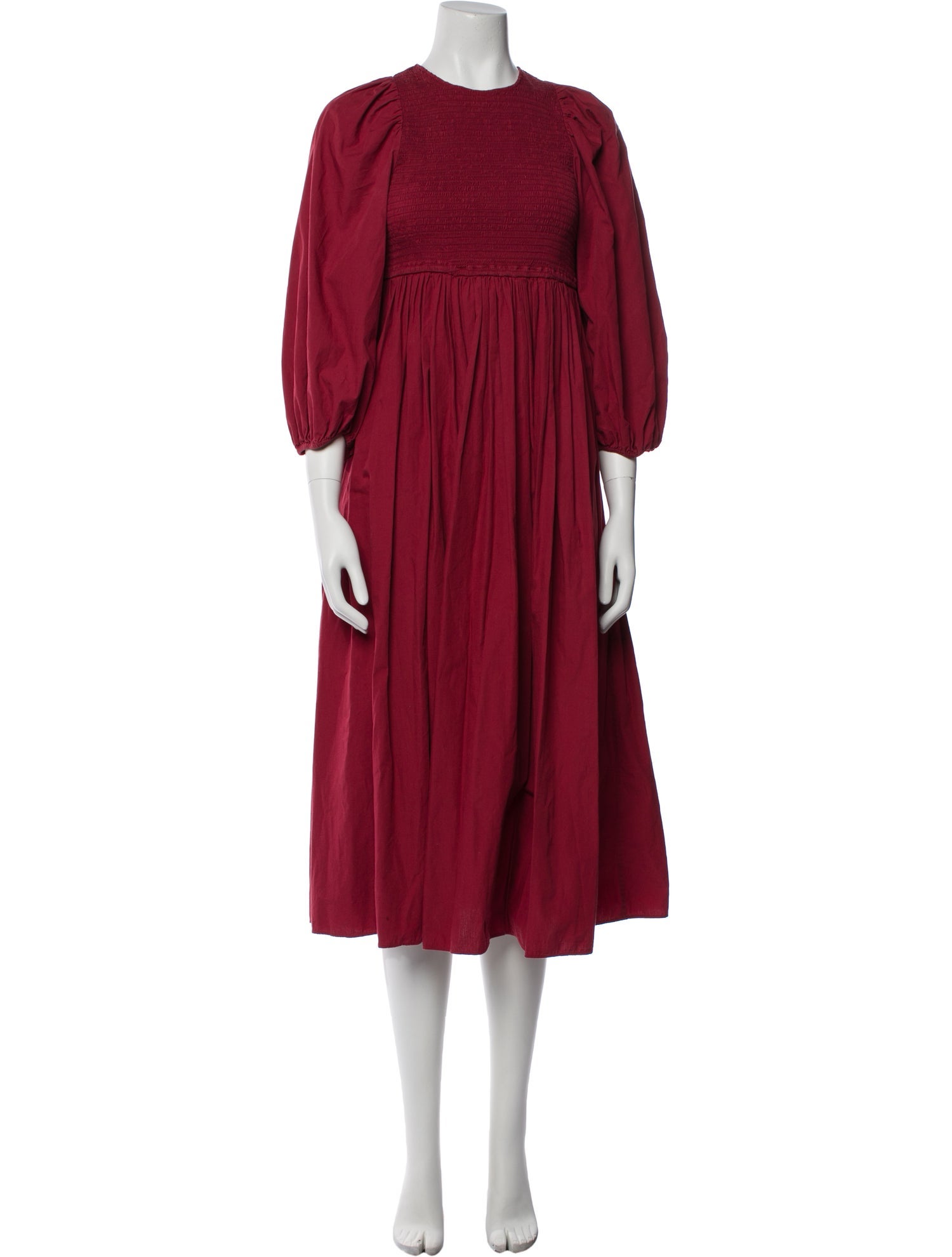 RHODE Crew Neck Long Dress