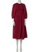 RHODE Crew Neck Long Dress