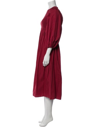 RHODE Crew Neck Long Dress