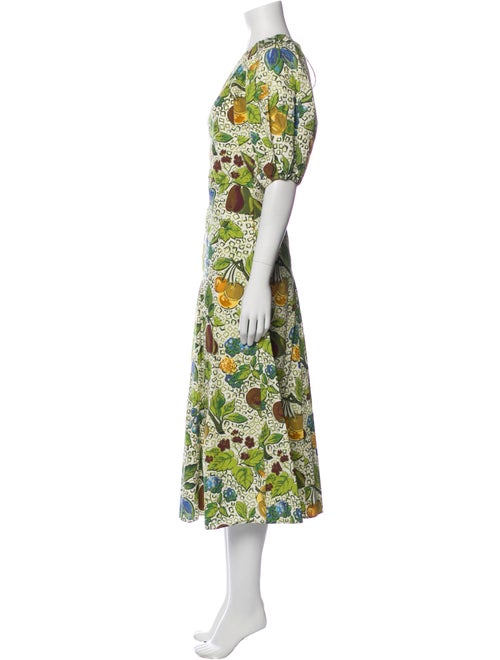 RHODE Floral Print Long Dress
