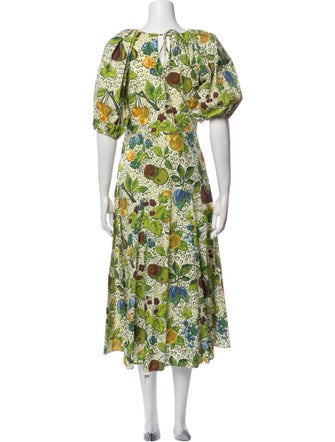 RHODE Floral Print Long Dress