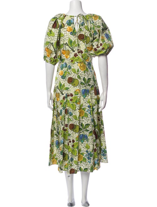 RHODE Floral Print Long Dress