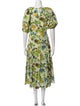 RHODE Floral Print Long Dress
