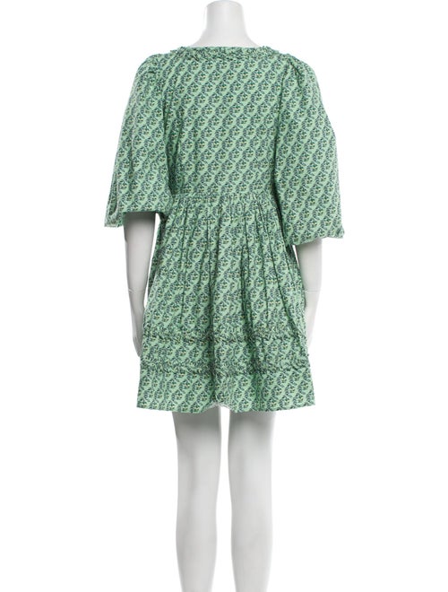 RHODE Floral Print Mini Dress