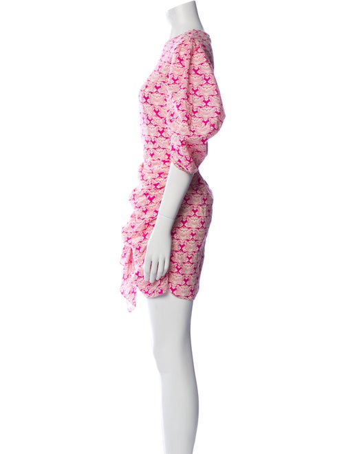 RHODE Floral Print Mini Dress