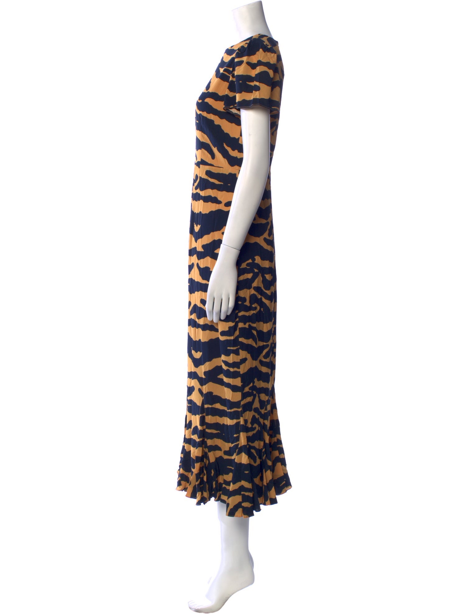 RHODE Animal Print Long Dress w/ Tags