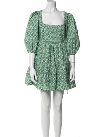 RHODE Printed Mini Dress