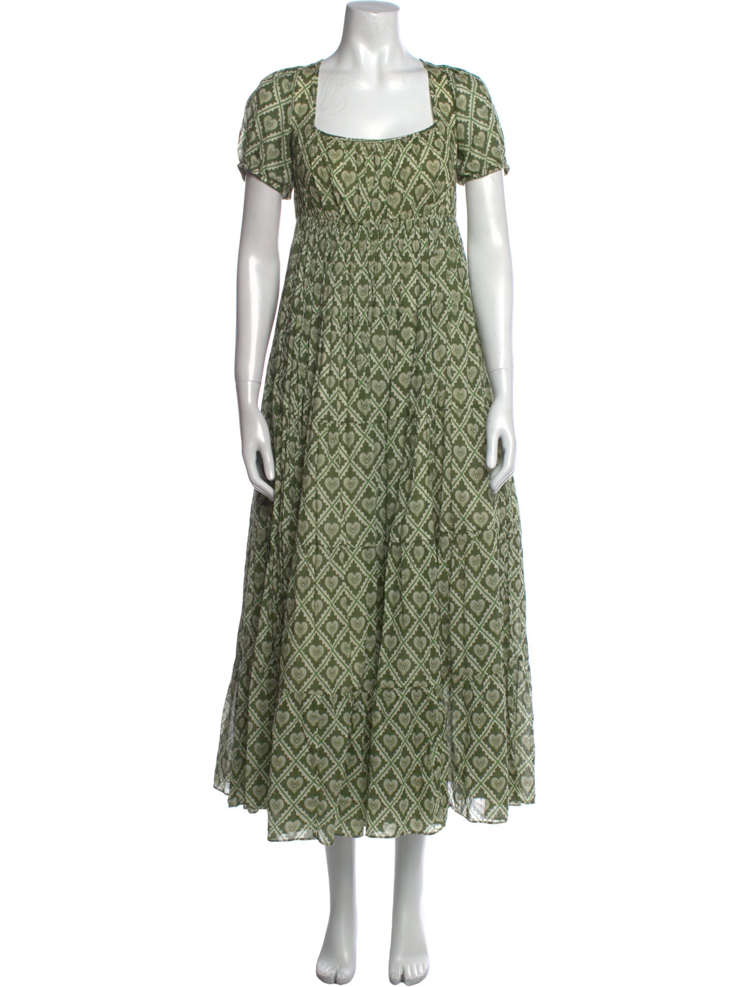 RHODE Printed Long Dress