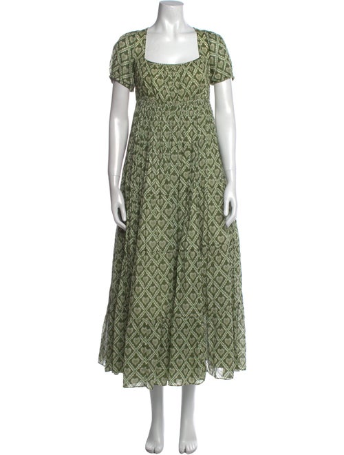 RHODE Printed Long Dress