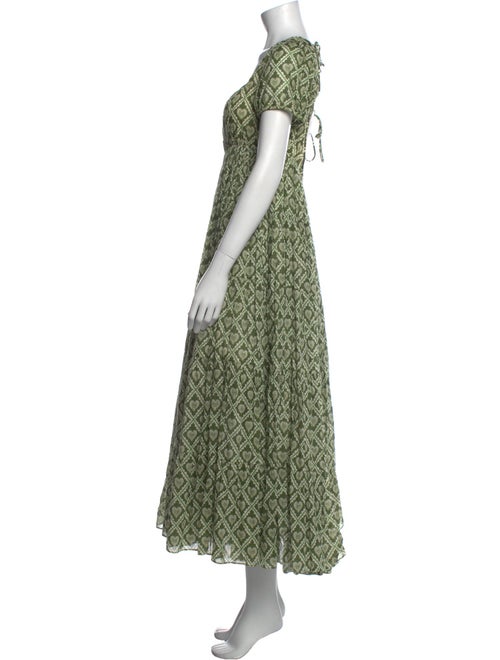 RHODE Printed Long Dress