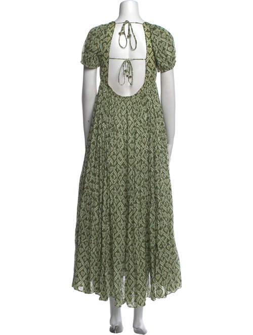 RHODE Printed Long Dress