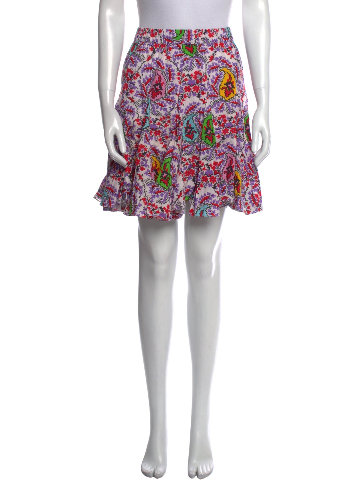 RHODE Printed Mini Skirt