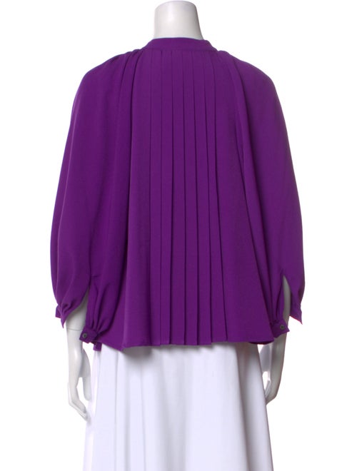 RHODE Crew Neck Three-Quarter Sleeve Blouse