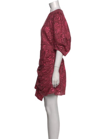 RHODE Printed Knee-Length Dress