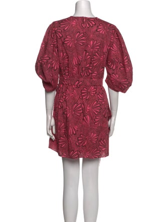 RHODE Printed Knee-Length Dress